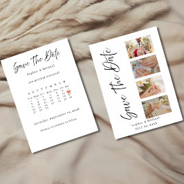  Minimalist Save The Date Wedding Card With photos Kaart