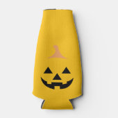 Minimalist Scary Pumpkin Flesjeskoeler (Voorkant)