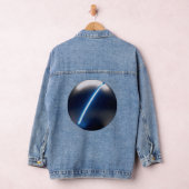Minimalist sci-fi  denim jacket (Hangar)