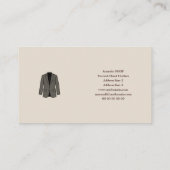 Minimalist Second-Hand Clothes Shop Visitekaartje (Achterkant)