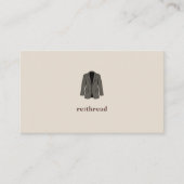 Minimalist Second-Hand Clothes Shop Visitekaartje (Voorkant)