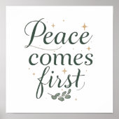 Minimalist Self Care and Zen Saying Poster (Voorkant)