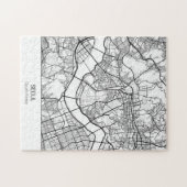 Minimalist Seoul South Korea Legpuzzel (Horizontaal)