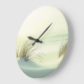 Minimalist Serene White Sand Dunes Beach Grote Klok (Hoek)