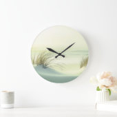 Minimalist Serene White Sand Dunes Beach Grote Klok (Huis)