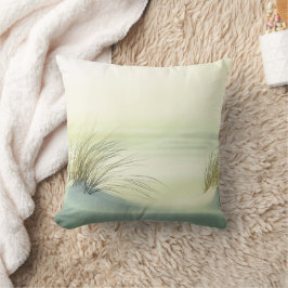 Minimalist Serene White Sand Dunes Beach Kussen