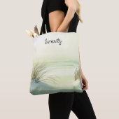 Minimalist Serene White Sand Dunes Beach Tote Bag (Dichtbij)