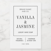 Minimalist Simple Bath Product Waterproof Label Voedselcontainer Etiket (Enkel label)