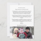 Minimalist Simple Christmas 2 Multi Photos Feestdagenkaart (Achterkant)