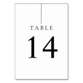 Minimalist Simple Clean Line Modern Wedding Kaart (Voorkant)