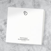Minimalist Simple Elegant Modern Logo Post-it® Notes