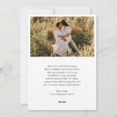 Minimalist Simple Elegant Photo Classic Christmas Feestdagenkaart (Achterkant)