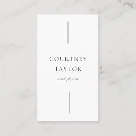 Minimalist simple professional with QR code Visitekaartje