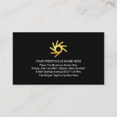 Minimalist Simple Red Lines CEO Founder Visitekaartje (Achterkant)