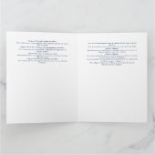 Minimalist Sketch Wedding Candles Boekje/Programma Kaart (Binnen)