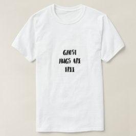 Minimalist Skull BOO Halloween Art T-shirt