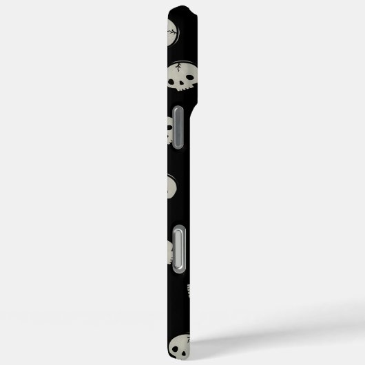 Minimalist Skull Pattern Aesthetic Phone case (Achterkant / Rechts)