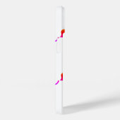 Minimalist Smiley Face iPhone Case - Cute Happy Vi (Achterkant / Rechts)