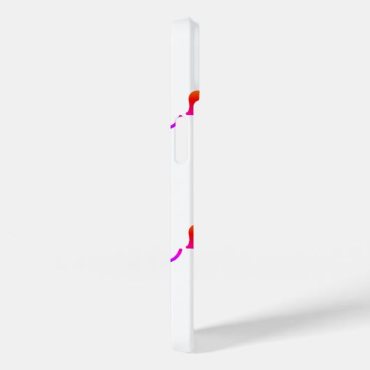 Minimalist Smiley Face iPhone Case - Cute Happy Vi (Achterkant / Rechts)