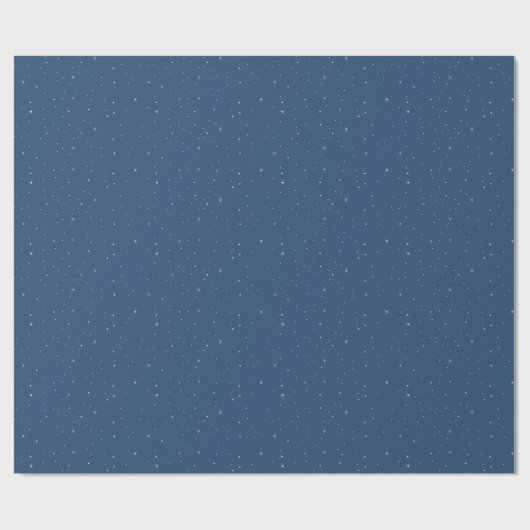 Minimalist Snow and Twinkles Holiday  Cadeaupapier (Vlak)