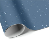 Minimalist Snow and Twinkles Holiday  Cadeaupapier (Rol Hoek)