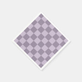 Minimalist Soft Lavender Checkerboard Pattern  Servet (Hoek)