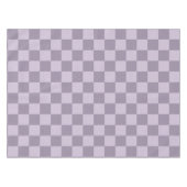 Minimalist Soft Lavender Checkerboard Pattern  Tafelkleed (Voorkant (Horizontaal))