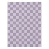 Minimalist Soft Lavender Checkerboard Pattern  Tafelkleed (Voorkant)