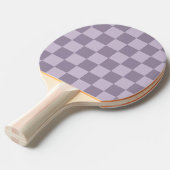 Minimalist Soft Lavender Checkerboard Pattern  Tafeltennisbatje (Voorkant Gekanteld)