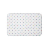 Minimalist Soft Pastel Heart Pattern   Badmat (Voorkant)