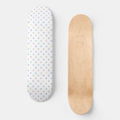 Minimalist Soft Pastel Heart Pattern   Persoonlijk Skateboard (Voorkant)