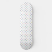 Minimalist Soft Pastel Heart Pattern   Persoonlijk Skateboard (Voorkant)