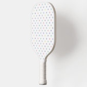 Minimalist Soft Pastel Heart Pattern   Pickleball Paddle (Links)