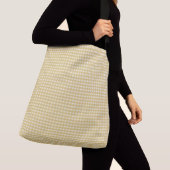 MINIMALIST SOFT TAUPE  GINGHAM CHECK CROSSBODY TAS (Dichtbij)