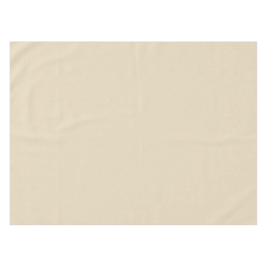Minimalist Solid Beige Coastal Home Decor Tafelkleed (Voorkant (Horizontaal))