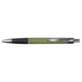 Minimalist Solid Color Pen - Olive Green (Achterkant)