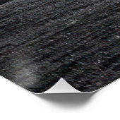 Minimalist Solitary Tree Landscape | Black & White Perfect Poster (Hoek)