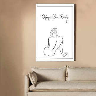 Minimalist Spa Decor Print