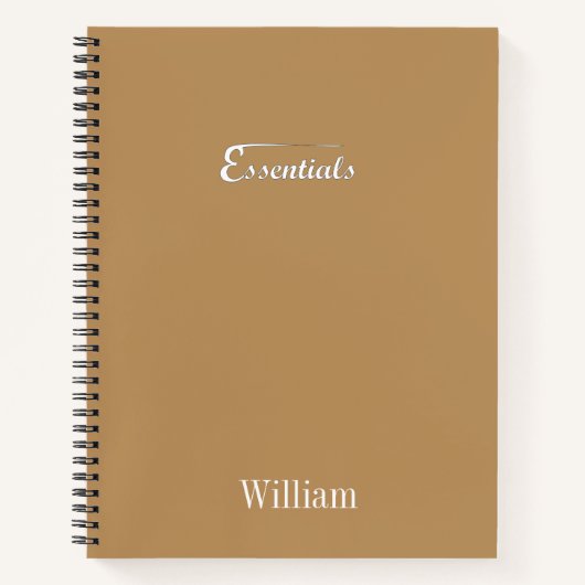 Minimalist Spiral Notebook – “Essentials” Notitieboek (Voorkant)