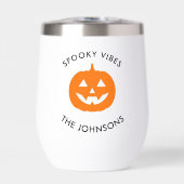 Minimalist Spooky Vibes – Personalized Halloween  (Voorkant)