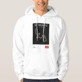 Minimalist St Moritz Bobsleigh Line Hoodie Blk (Voorkant)