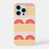 Minimalist Strawberry Cake iPhone Hoesje (Achterkant)