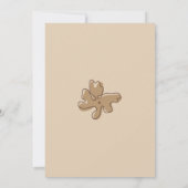 Minimalist Style Flower Baby Shower Bedankkaart (Achterkant)