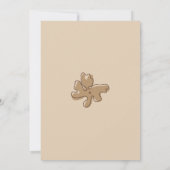 Minimalist Style Flower Notes Baby Shower Kaart (Achterkant)