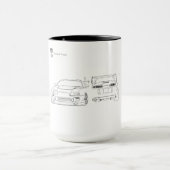 Minimalist Supra Mug | Piston & Thread Mok (Midden)