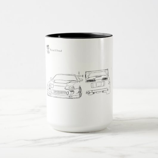 Minimalist Supra Mug | Piston & Thread Mok (Midden)