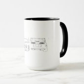 Minimalist Supra Mug | Piston & Thread Mok (Voorkant rechts)