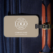 Minimalist Taupe Corporate Company Business Logo