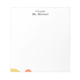 Minimalist Teacher Notepad Notitieblok
