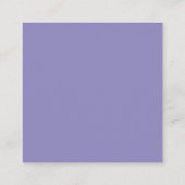 Minimalist Thank You Lavender Silver Informatiekaartje (Achterkant)